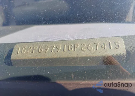 1986 Pontiac Fiero Gt z USA, uszkodzony, nr VIN 1G2PG9791GP267415